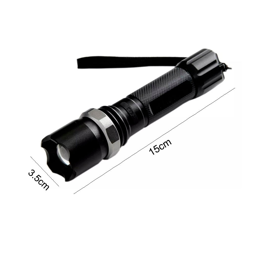 Linterna Recargable con Zoom Luminoso
